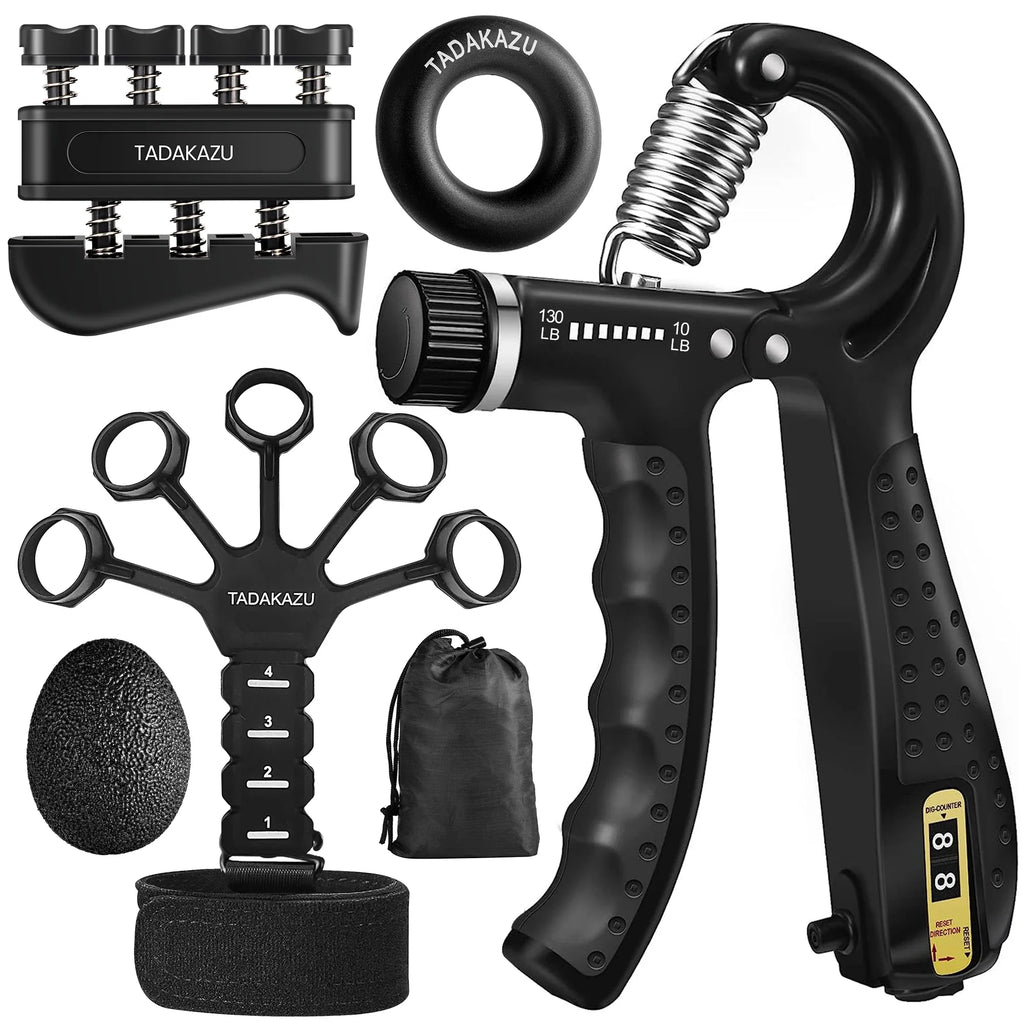 Adjustable Hand Gripper and Finger Exercisers Kit