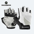 ROCKBROS Fingerless Cycling Gloves Microfiber Shock-Absorbing