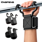 Weight Lifting Hooks with Adjustable Wrist Wraps