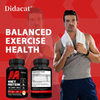 Whey Protein Capsules 5000mg for Muscle Recovery