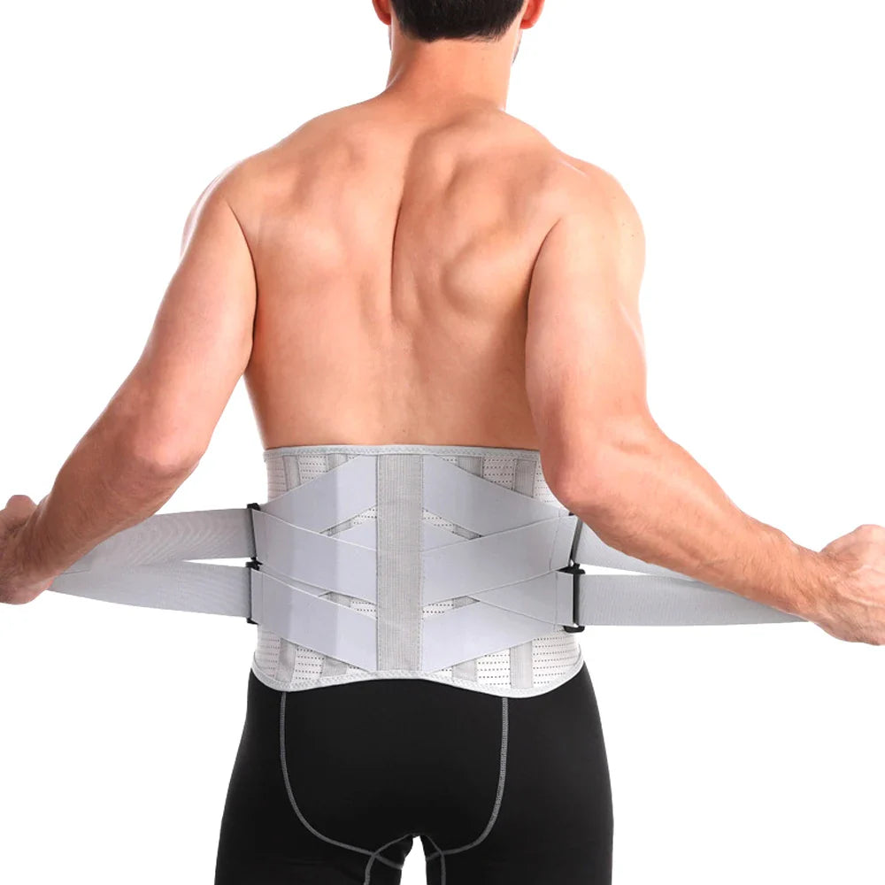 Lumbar Back Support Belt for Weightlifting and Pain Relief