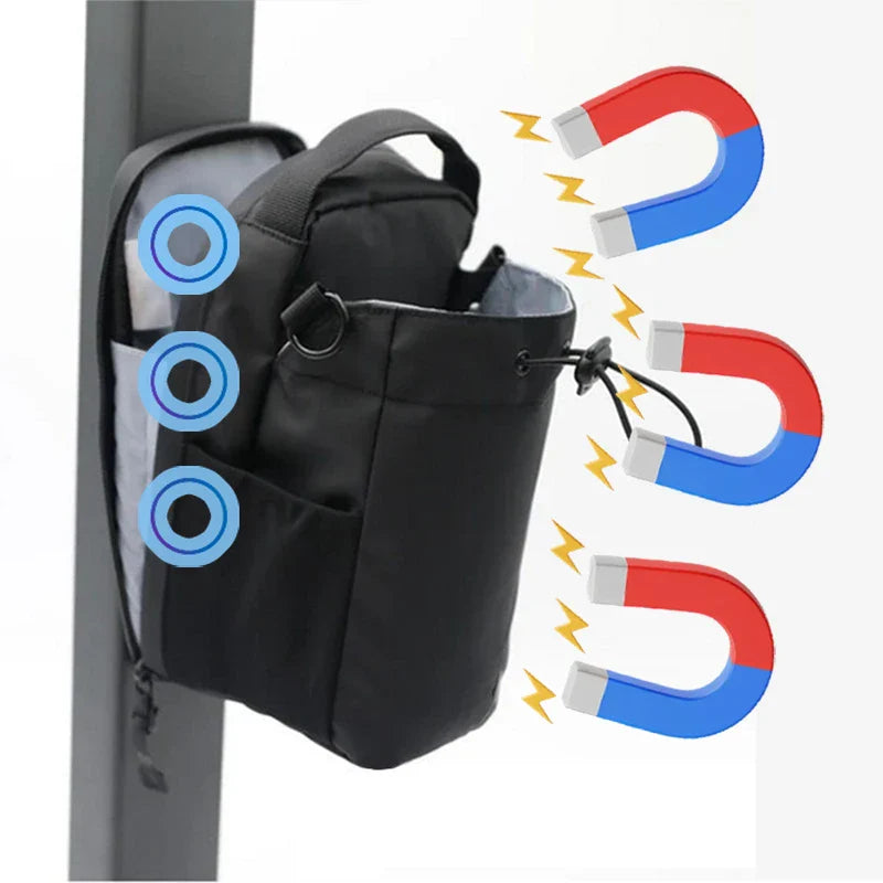 Large Capacity Magnetic Gym Bag With Phone Pocket