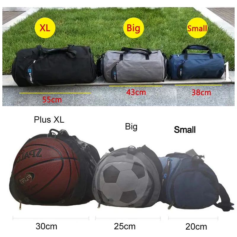 Nylon Large Gym Bag for Fitness and Travel
