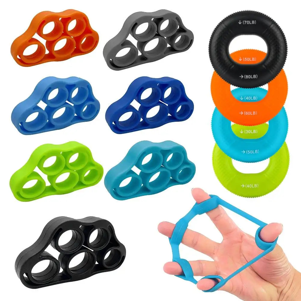 Silicone Finger Gripper Hand Strengthener Trainer