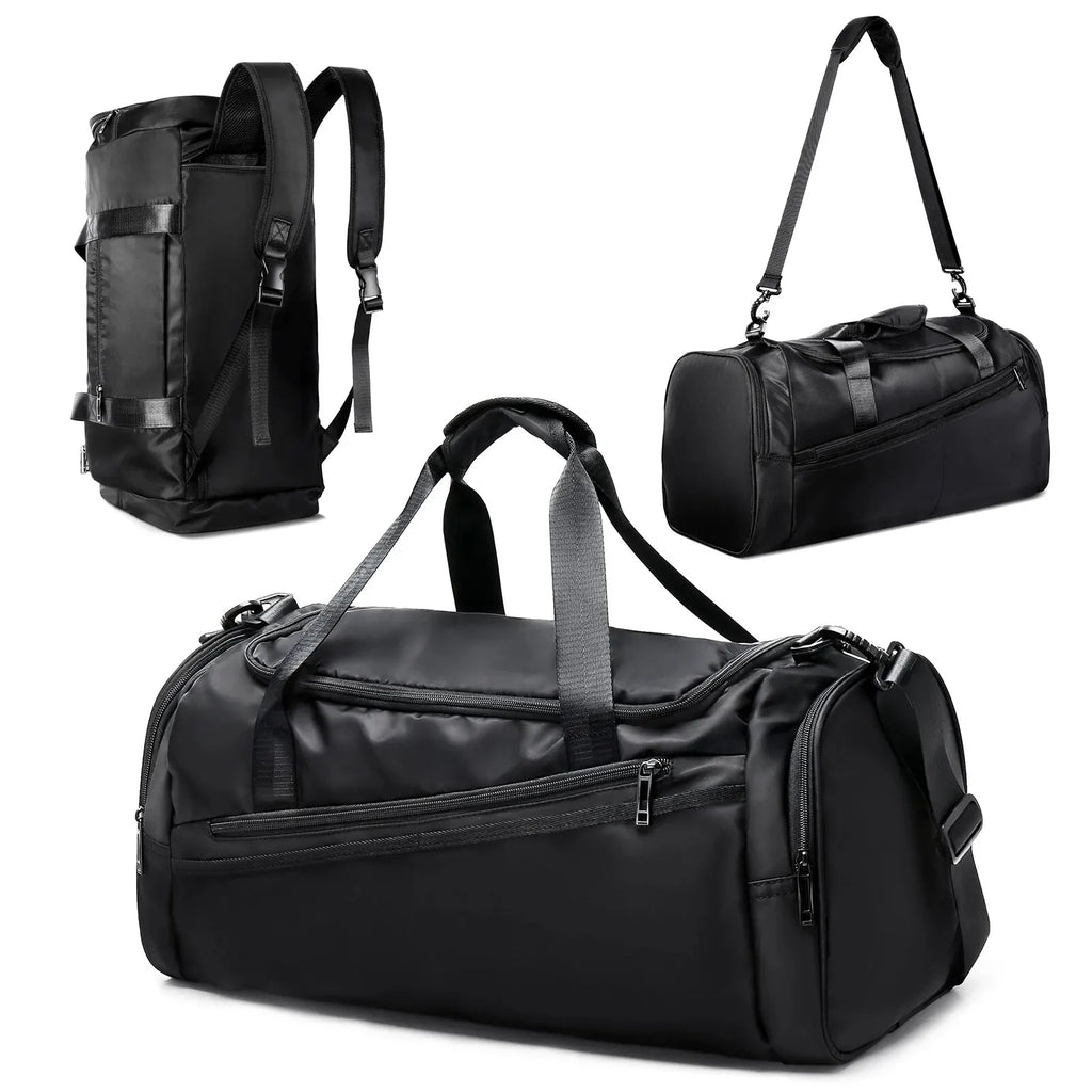 Likros 40L Lightweight Foldable Gym Bag with Shoes Compartment