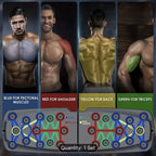 Black Rubber Push Up Board for Strength Training