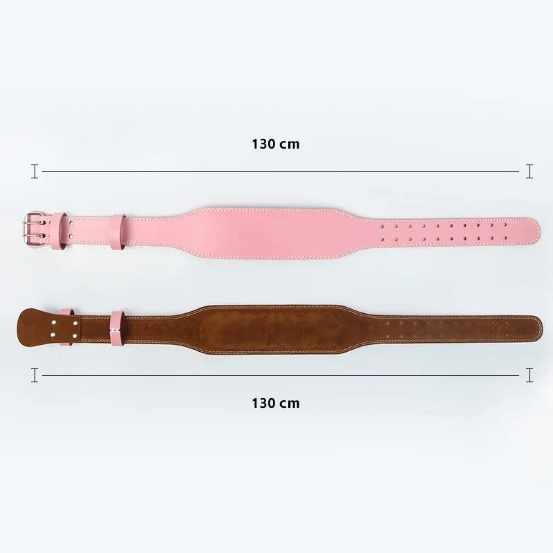 Pink Weight Lifting Belt 10.5cm for Women Fitness