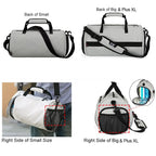 Nylon Large Gym Bag for Fitness and Travel