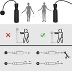 Heavy Cordless Jump Rope for Indoor Fitness