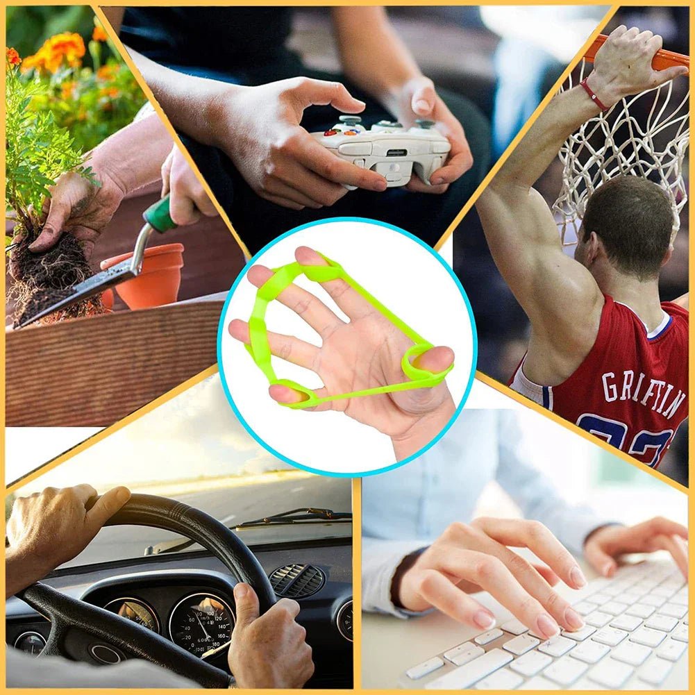 Silicone Finger Gripper Hand Strengthener Trainer
