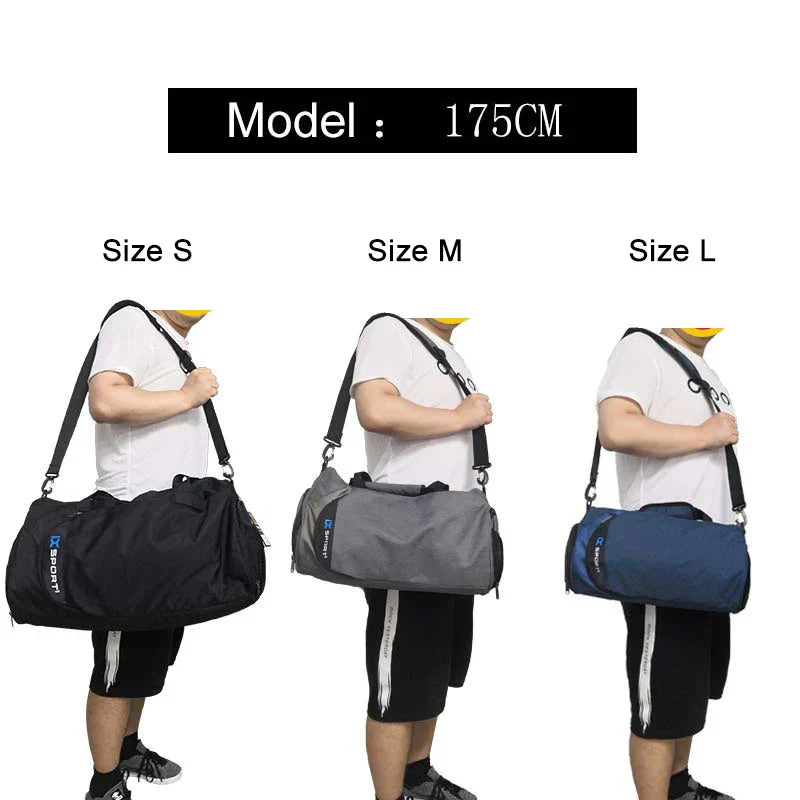 Nylon Large Gym Bag for Fitness and Travel