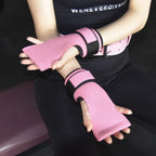 Crossfit Palm Protectors Weight Lifting Gloves Microfiber