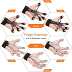 Guitar Finger Trainer Silicone Grip Strengthener