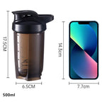 500ML Portable Sport Shaker Bottle for Gym Use  sport shaker