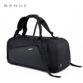 OZUKO Waterproof Canvas Gym Bag for Men Black Grey