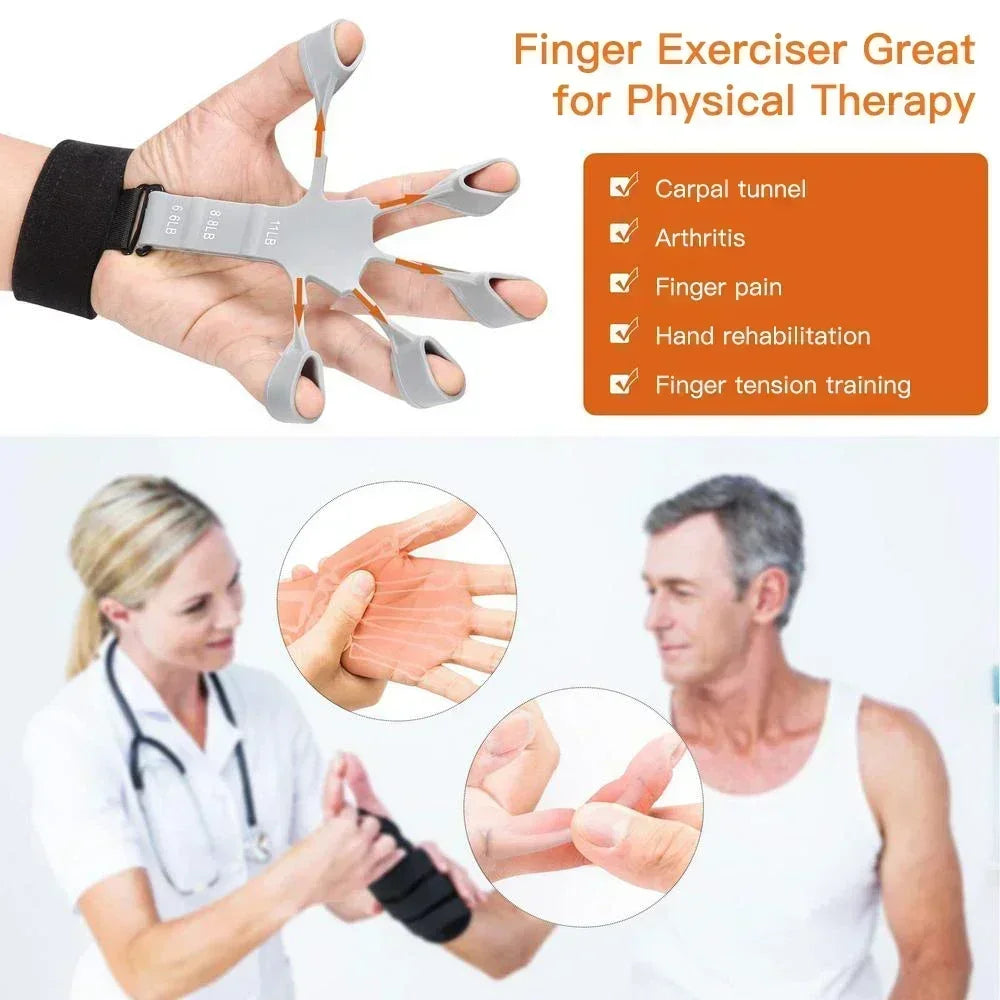 Guitar Finger Trainer Silicone Grip Strengthener