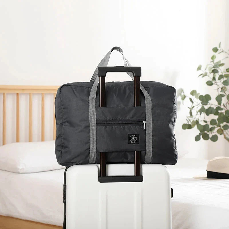 Foldable Nylon Travel Duffel Bag for Women and Girls