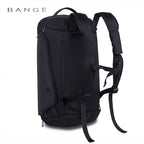 OZUKO Waterproof Canvas Gym Bag for Men Black Grey